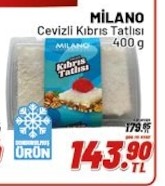 Milano Cevizli Kıbrıs Tatlisi 400 G
