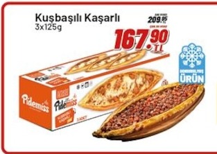 Pidemiss Kuşbaşılı Kaşarlı 3X125G