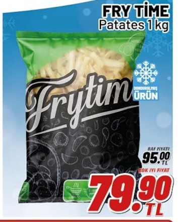 Fry Time Patates 1 Kg