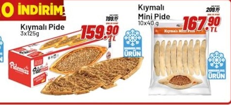 Pidemiss Kıymalı Pide 3X125G