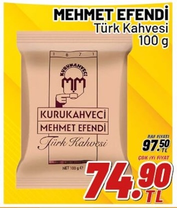 Mehmet Efendi Türk Kahvesi 100 G