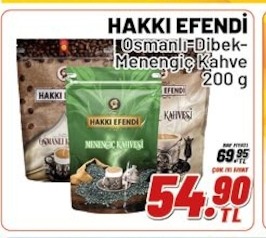 Hakkı Efendi Osmanlı-Dibek-Menengiç Kahve 200 G