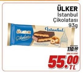 Ülker İstanbul Çikolatası 93G