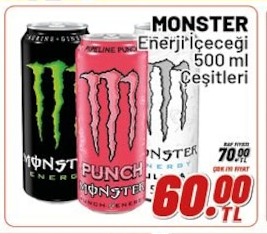 Monster Enerji İçeceği 500 Ml Çeşitleri