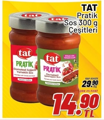 Tat Pratik Sos 300 G Çeşitleri