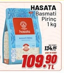 Hasata Basmati Pirinç 1 Kg