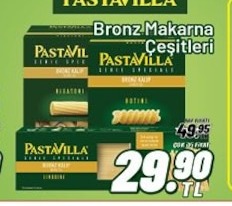 Pastavilla Bronz Makarna Çeşitleri