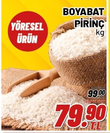 Boyabat Pirinç Kg