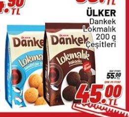 Ülker Dankek Lokmalık 200 G Çeşitleri
