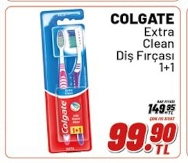 Colgate Extra Clean Diş Fırçası 1+1