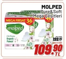 Molped Pure&Soft Mega Çeşitleri
