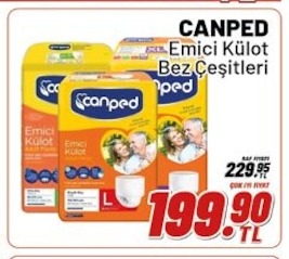 Canped Emici Külot Bez Çeşitleri