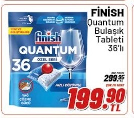 Finish Quantum Bulaşık Tableti 36'Lı