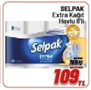 Selpak Extra Kağıt Havlu 8'Li