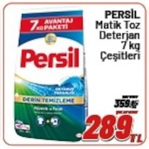 Persil Matik Toz Deterjan 7Kg Çeşitleri