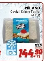 Milano Cevizli Kıbrıs Tatlısı 400 G