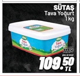 Sütaş Tava Yoğurt 1Kg