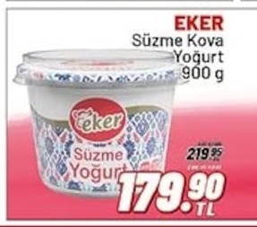 Eker Süzme Tava Yoğurt 900 G