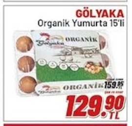 Gölyaka Organik Yumurta 15'Li