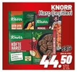 Knorr Harc Çeşitleri