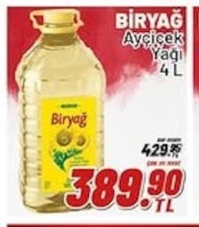 Biryağ Ayçiçek Yağı 4L