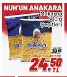 Nuh'Un Ankara Makarna Cesitleri 500G