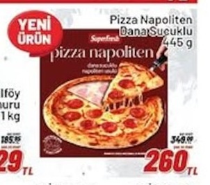 Superfresh Pizza Napoliten Dana Sucuklu 445G