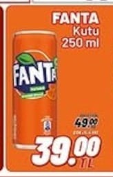 Fanta Portakal Kutu 250 Ml