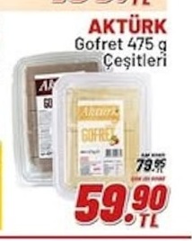 Aktürk Gofret Çeşitleri 475 G