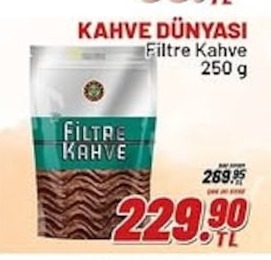 Kahve Dünyasi Filtre Kahve 250G