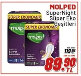 Molped Supernight Süper Eko Çeşitleri