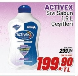 Activex Sıvı Sabun 1.5 L