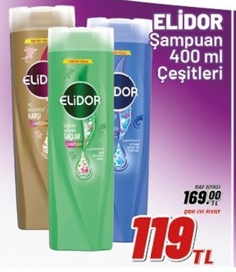 Elidor Şampuan 400Ml Çeşitleri