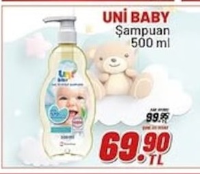 Uni Baby Şampuan 500 Ml