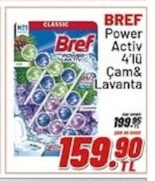 Bref Power Activ 4'Lü Çam & Lavanta 4'Lü