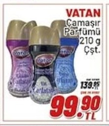 Vatan Çamaşır Parfümü 210G Çeşit
