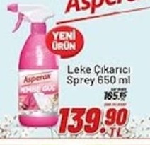 Asperox Leke Çıkarıcı Sprey 650Ml