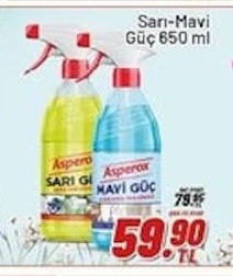 Asperox Sarı-Mavi Güç 650Ml