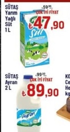 Sütaş Ayran 2L