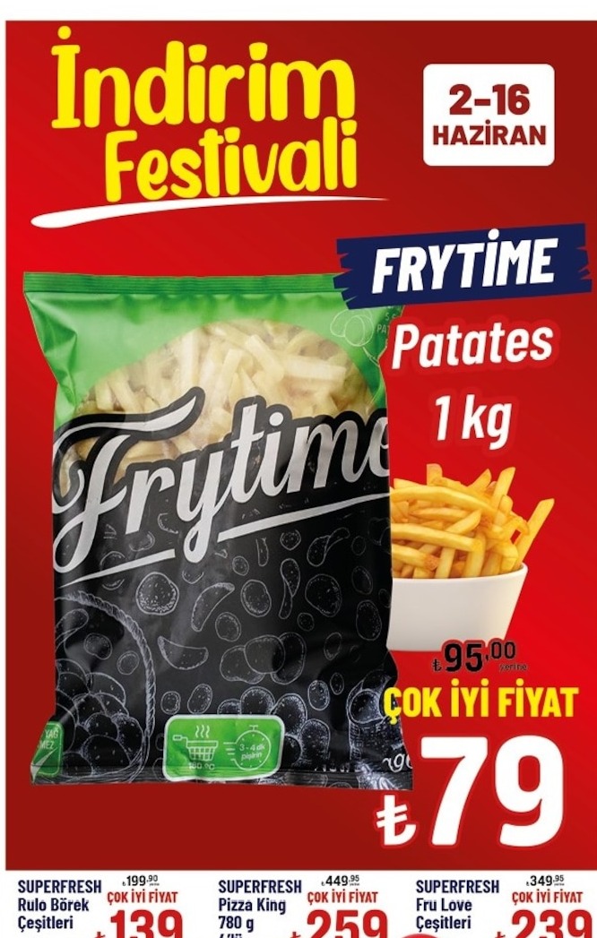 Frytime Patates 1Kg
