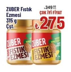 Züber Fıstık Ezmesi 315G
