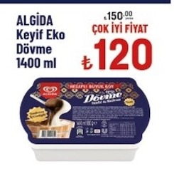 Algida Keyif Eko Dövme 1400 Ml