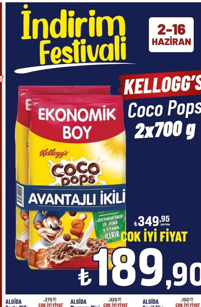 Kellogg'S Coco Pops Avantajlı İkili 2X700 G