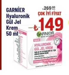Garnier Hyaluronik Gül Jel Krem 50 Ml