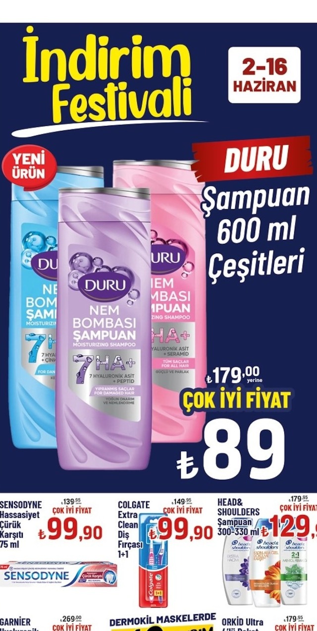 Duru Şampuan 600 Ml Çeşitleri