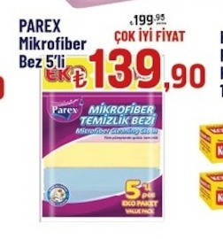 Parex Mikrofiber Bez 5'Li Eko Paket