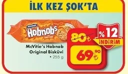Mcvitie'S Hobnob Original Bisküvi 255 G
