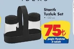 Stantlı Tuzluk Set 100 Cc