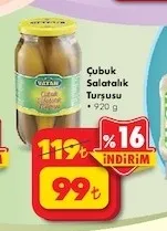 Vatan Çubuk Salatalık Turşusu 920 G