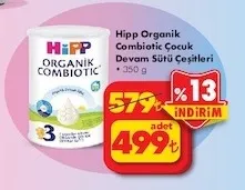 Hipp Organik Combiotic Çocuk Devam Sütü Çeşitleri 350 G